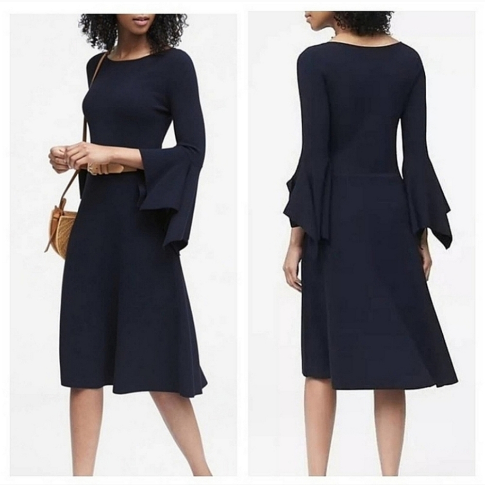 Banana Republic Handkerchief-Sleeve Sweater Dress Size Small 2, 4